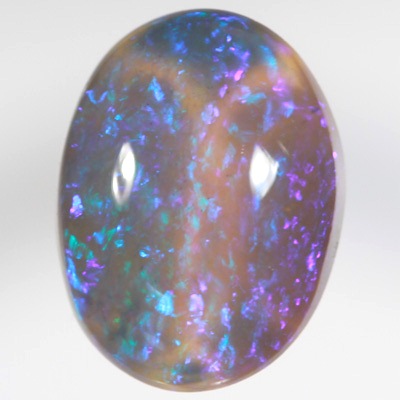 SOLID CRYSTAL OPAL Bright turquoise and purple sparkles in a 3D pattern 